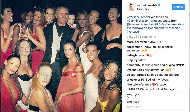 Courtesy of @VeronicaWebb via Instagram
